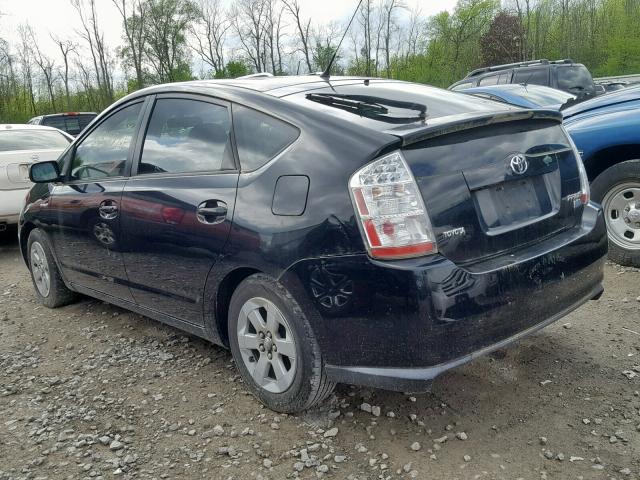 JTDKB20U477660559 - 2007 TOYOTA PRIUS BLACK photo 3