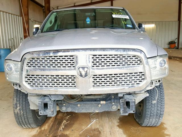 1C6RR6NT5ES408919 - 2014 RAM 1500 LARAM SILVER photo 9