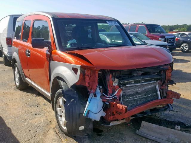 5J6YH286X4L015376 - 2004 HONDA ELEMENT EX ORANGE photo 1