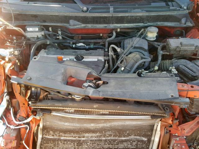 5J6YH286X4L015376 - 2004 HONDA ELEMENT EX ORANGE photo 7