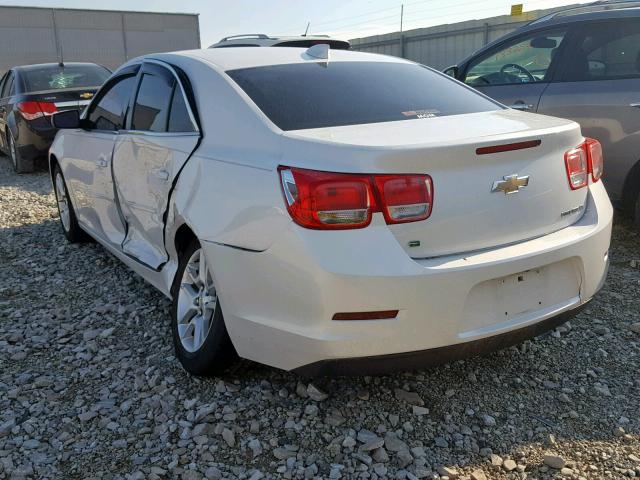 1G11C5SL4FF195972 - 2015 CHEVROLET MALIBU 1LT WHITE photo 3