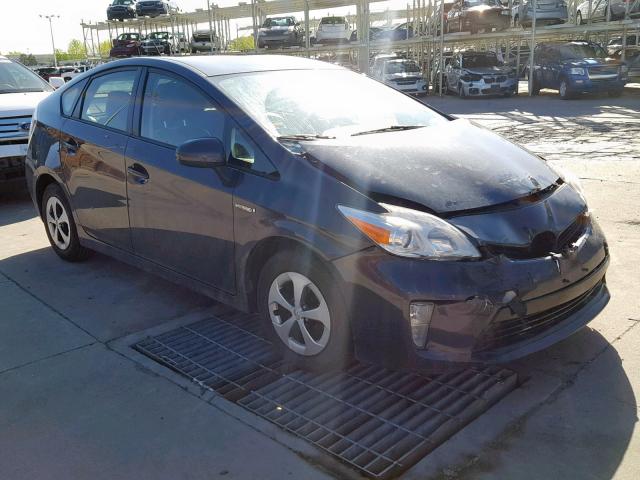 JTDKN3DUXC5394767 - 2012 TOYOTA PRIUS CHARCOAL photo 1