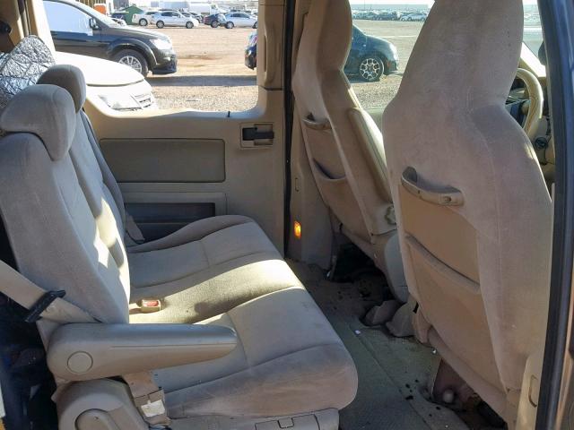 2FMZA576X5BA51356 - 2005 FORD FREESTAR S TAN photo 6