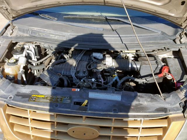 2FMZA576X5BA51356 - 2005 FORD FREESTAR S TAN photo 7