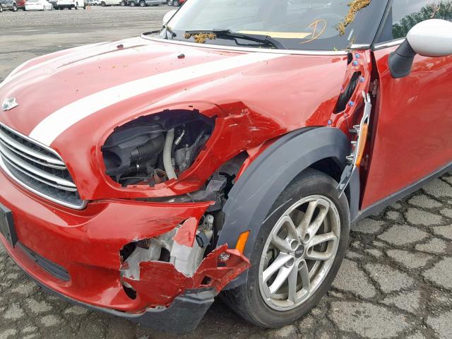 WMWZB3C59FWM32759 - 2015 MINI COOPER COU RED photo 9