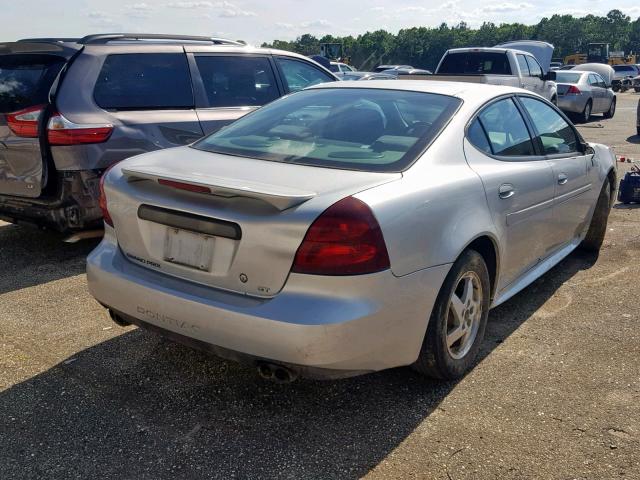 2G2WP522441327923 - 2004 PONTIAC GRAND PRIX SILVER photo 4