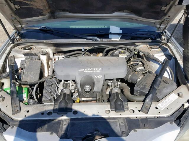 2G2WP522441327923 - 2004 PONTIAC GRAND PRIX SILVER photo 7