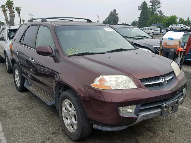 2HNYD18801H535828 - 2001 ACURA MDX TOURIN BURGUNDY photo 1