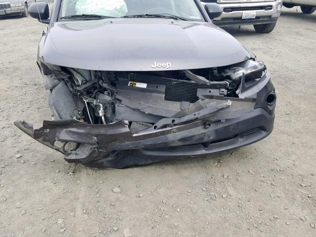 1C4NJDBBXGD780164 - 2016 JEEP COMPASS SP Сұр фото 9