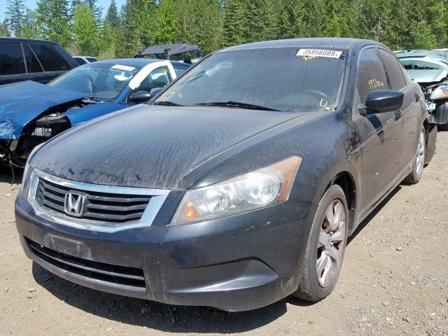 1HGCP26888A097313 - 2008 HONDA ACCORD EXL BLACK photo 2