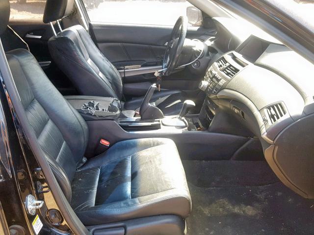 1HGCP26888A097313 - 2008 HONDA ACCORD EXL BLACK photo 5