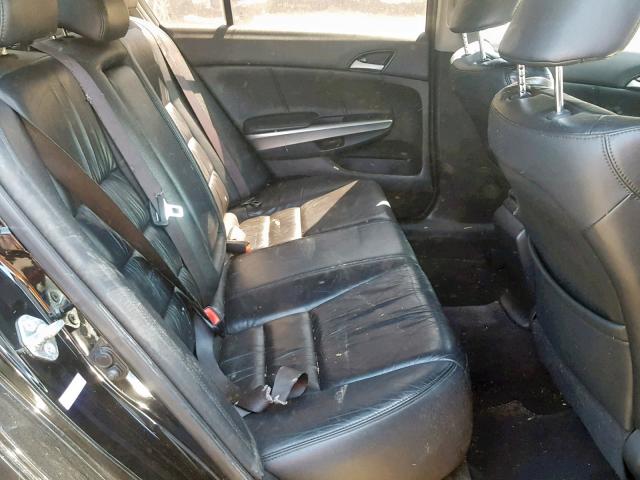 1HGCP26888A097313 - 2008 HONDA ACCORD EXL BLACK photo 6