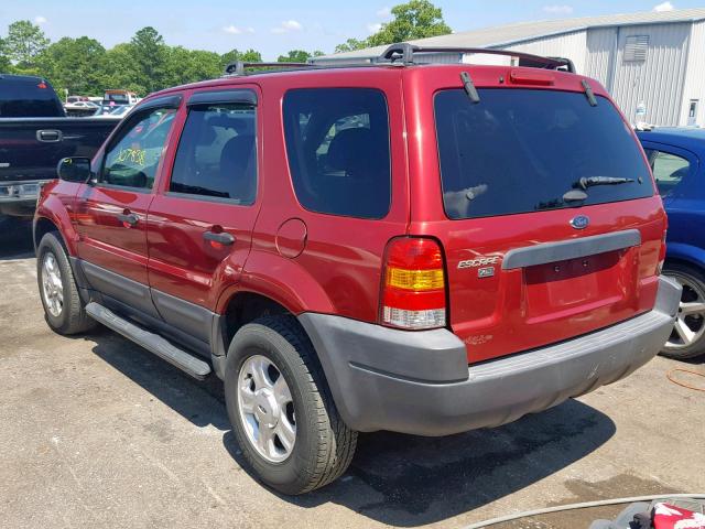 1FMYU03143KB76212 - 2003 FORD ESCAPE XLT RED photo 3