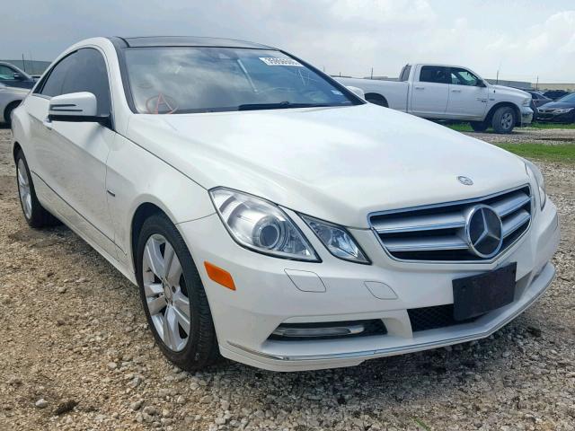 WDDKJ5KB5CF154924 - 2012 MERCEDES-BENZ E 350 WHITE photo 1