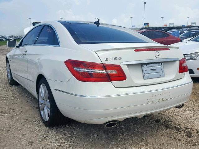 WDDKJ5KB5CF154924 - 2012 MERCEDES-BENZ E 350 WHITE photo 3