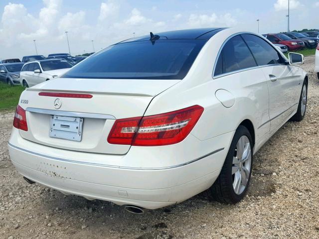 WDDKJ5KB5CF154924 - 2012 MERCEDES-BENZ E 350 WHITE photo 4