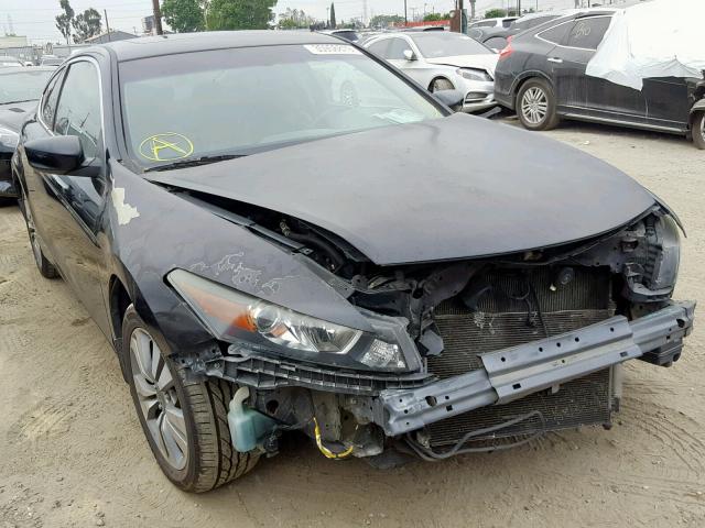 1HGCS12838A026762 - 2008 HONDA ACCORD EXL BLACK photo 1