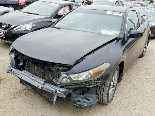 1HGCS12838A026762 - 2008 HONDA ACCORD EXL BLACK photo 2