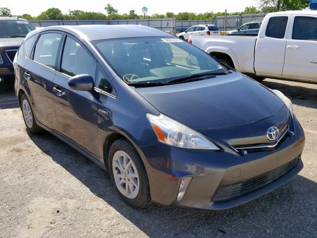 JTDZN3EU2E3327026 - 2014 TOYOTA PRIUS V GRAY photo 1