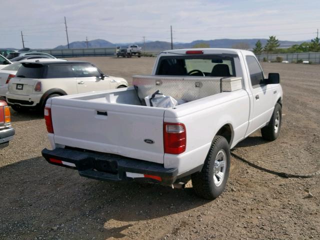 1FTYR10D18PA84950 - 2008 FORD RANGER WHITE photo 4