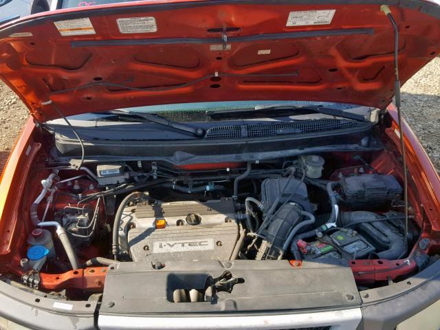 5J6YH285X3L037092 - 2003 HONDA ELEMENT EX ORANGE photo 7