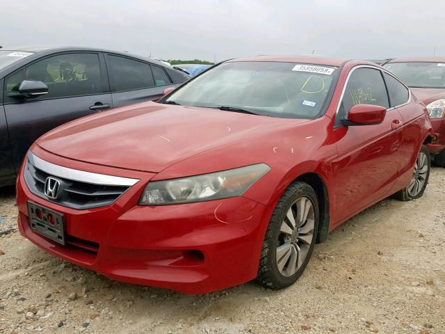 1HGCS1B80BA014415 - 2011 HONDA ACCORD EXL RED photo 2