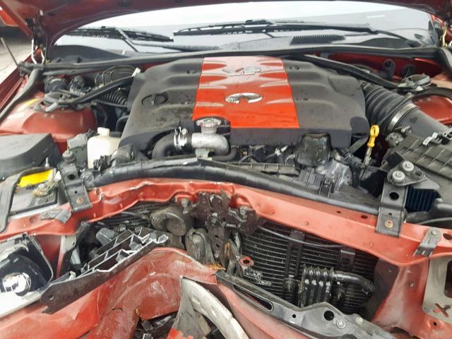 JNKAY41E23M002052 - 2003 INFINITI M45 RED photo 7