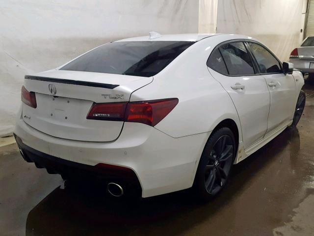 19UUB1F69KA000669 - 2019 ACURA TLX WHITE photo 4