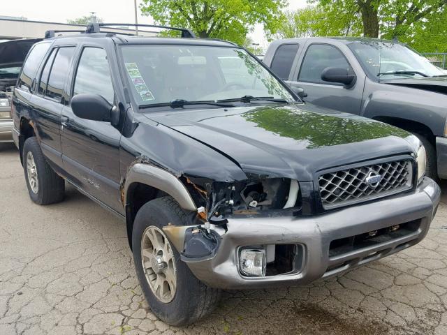 JN8AR07Y5YW396235 - 2000 NISSAN PATHFINDER BLACK photo 1