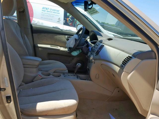 KNAGE123765039433 - 2006 KIA OPTIMA LX GOLD photo 5