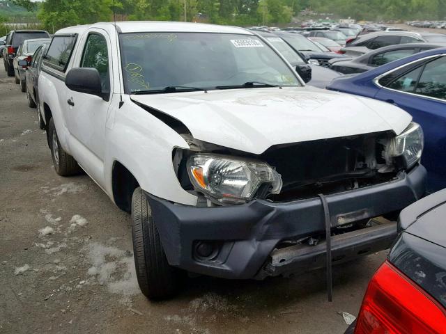 5TFNX4CNXEX036311 - 2014 TOYOTA TACOMA WHITE photo 1