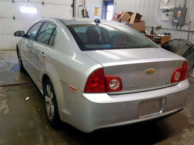 1G1ZC5EUXCF129266 - 2012 CHEVROLET MALIBU 1LT SILVER photo 3