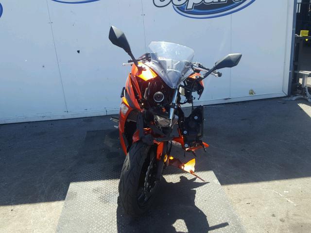 JKAEXEJ15HDA01555 - 2017 KAWASAKI EX650 J ნარინჯისფერი ფოტო 9