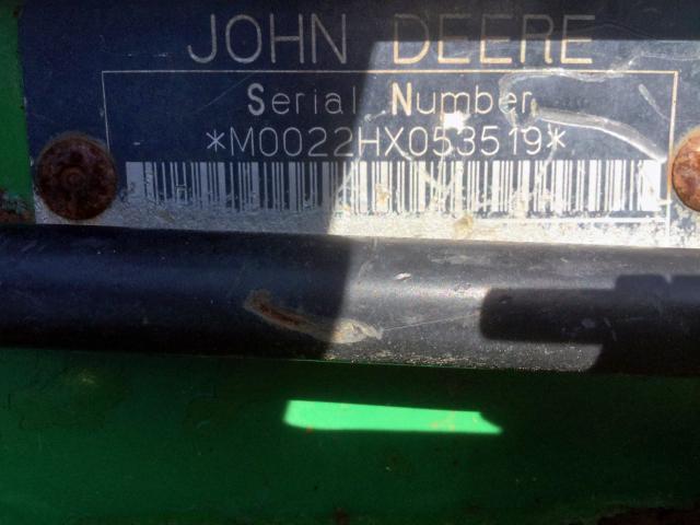 TC3235A050723 - 2010 JOHN DEERE 3235A GREEN photo 10