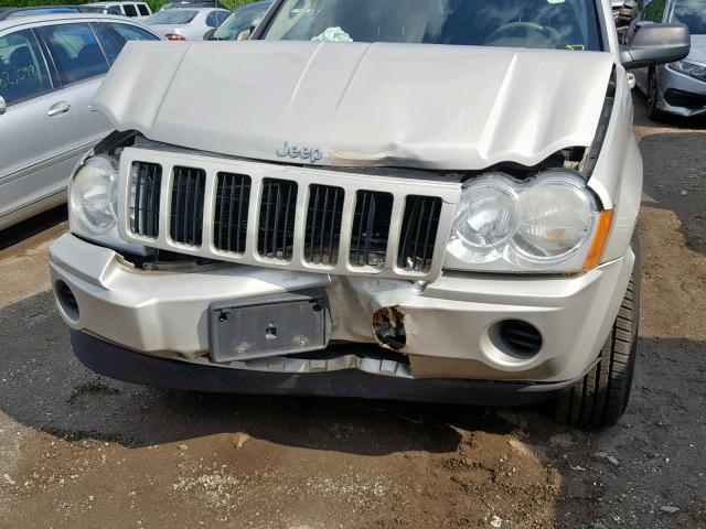 1J8GR48K27C560718 - 2007 JEEP GRAND CHER BEIGE photo 9