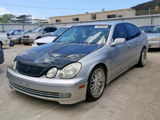 JT8BD68SXX0066778 - 1999 LEXUS GS 300 SILVER photo 2