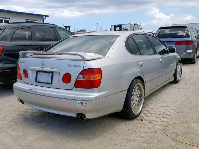 JT8BD68SXX0066778 - 1999 LEXUS GS 300 SILVER photo 4