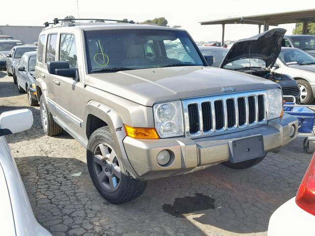 1J8HH58NX6C125922 - 2006 JEEP COMMANDER GOLD photo 1