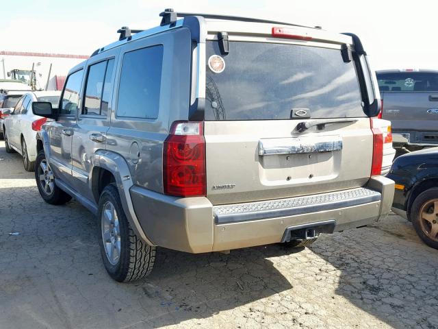 1J8HH58NX6C125922 - 2006 JEEP COMMANDER GOLD photo 3