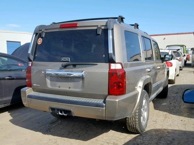 1J8HH58NX6C125922 - 2006 JEEP COMMANDER GOLD photo 4