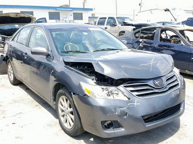 4T4BF3EK5AR047829 - 2010 TOYOTA CAMRY BASE GRAY photo 1