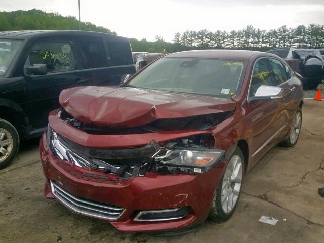 2G1145S39H9156108 - 2017 CHEVROLET IMPALA PRE RED photo 2