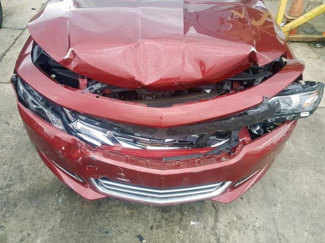 2G1145S39H9156108 - 2017 CHEVROLET IMPALA PRE RED photo 7