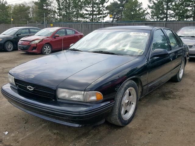 1G1BL52P1SR129119 - 1995 CHEVROLET CAPRICE / BLACK photo 2