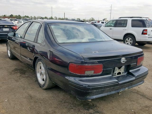 1G1BL52P1SR129119 - 1995 CHEVROLET CAPRICE / BLACK photo 3