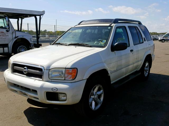 JN8DR09Y44W919815 - 2004 NISSAN PATHFINDER WHITE photo 2