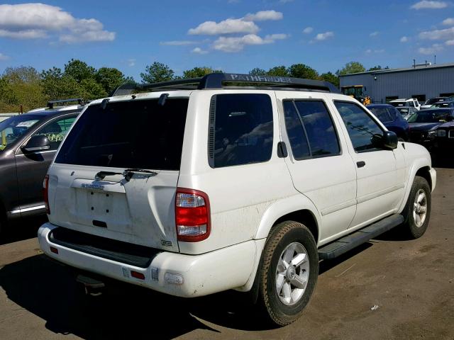 JN8DR09Y44W919815 - 2004 NISSAN PATHFINDER WHITE photo 4