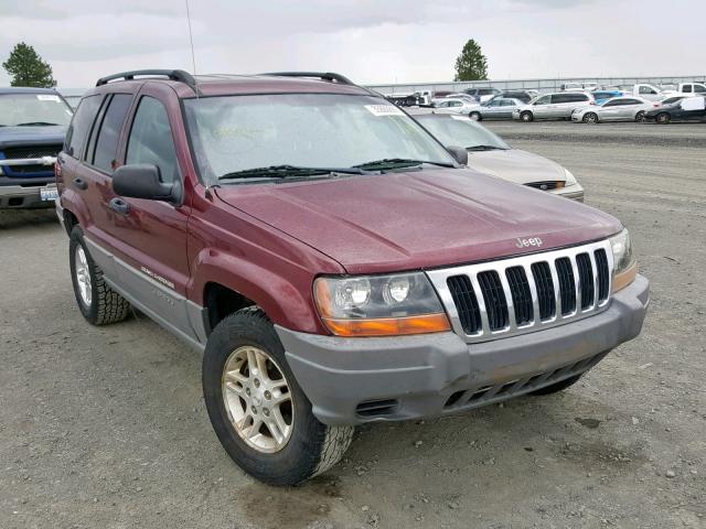 1J4GW48NX2C177364 - 2002 JEEP GRAND CHER BURGUNDY photo 1