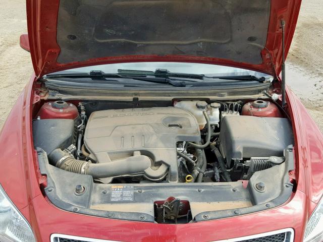 1G1ZC5E0XCF261893 - 2012 CHEVROLET MALIBU 1LT 红色 照片 7