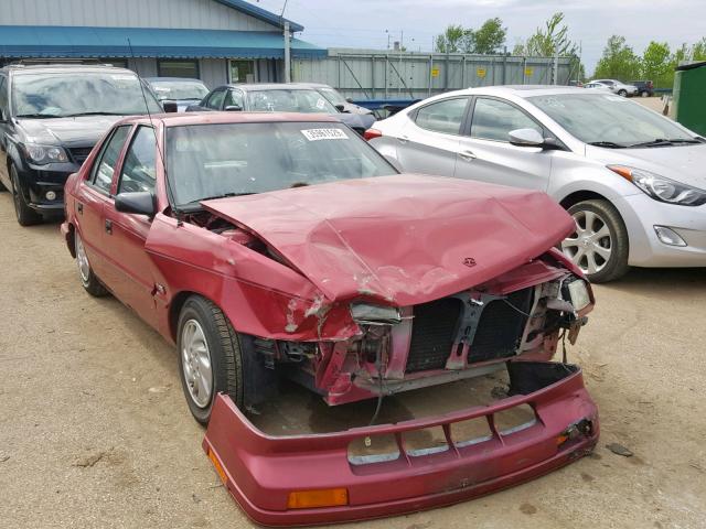 1B3AP28K0RN183080 - 1994 DODGE SHADOW MAROON photo 1